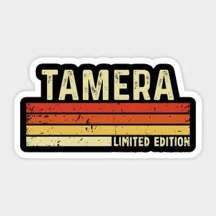 Tamera Name Vintage Retro Limited Edition Gift Sticker